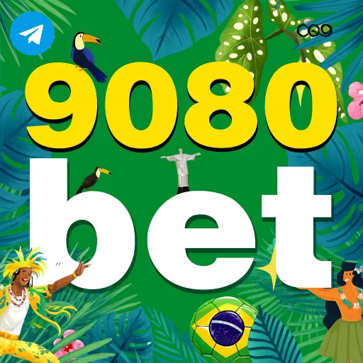 Imagem promovendo o canal oficial da 9080bet no Telegram